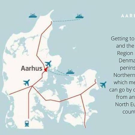 Bo Med Stil Og Udsigt Til Aarhus Lystbadehavn Apartment Bagian luar foto