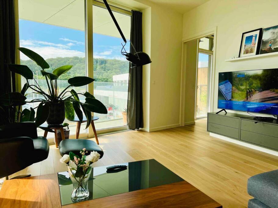 Bo Med Stil Og Udsigt Til Aarhus Lystbadehavn Apartment Bagian luar foto